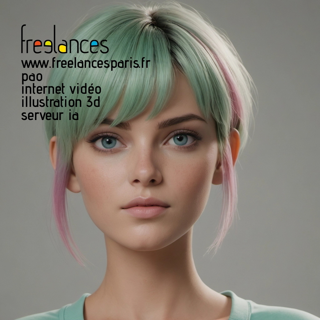 Pao mise en page internet vidéo illustration 3d serveur IA générative AI freelance paris studio de création magazines 8l5edmj0